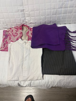 Traje fallero de cuatro piezas