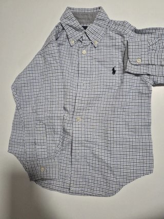 Camisa Ralph Lauren de cuadros niño talla 3 años
