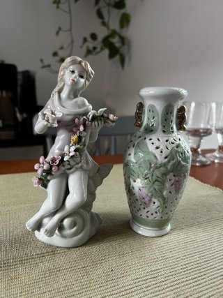 Set de 2 Figuras de Cerámica