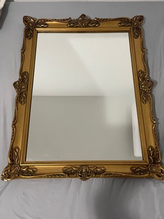 Espejo Vintage Dorado 100x80 cm