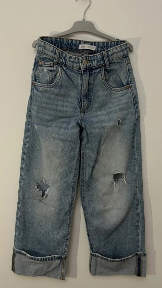 Pantalones Vaqueros Zara Azul Talla 152cm 11-12