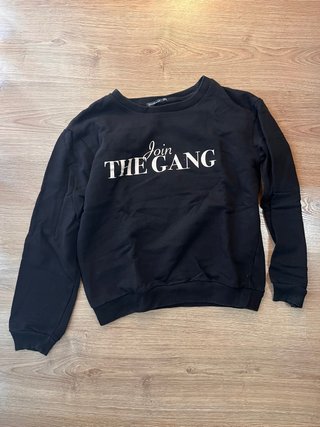 Sudadera Negra Stradivarius Talla S