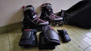 Patines Rollerblade Talla 45 con Protecciones