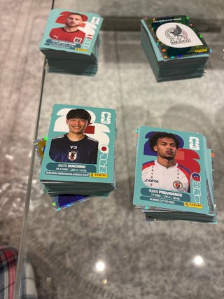 Lote de 100 cromos Panini Mundial FIFA