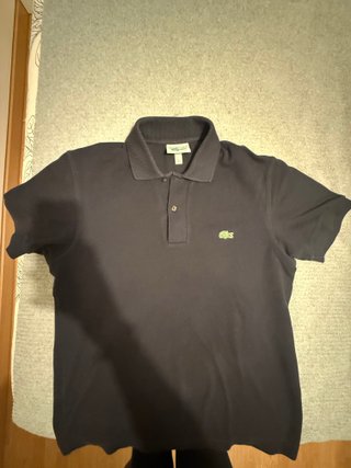 Polo Lacoste Negro Talla L