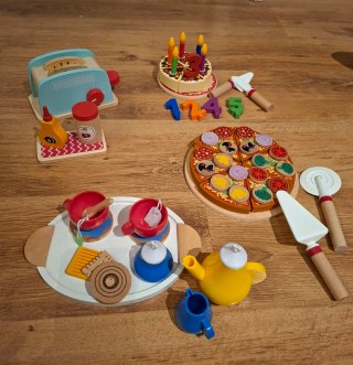 Set de Juguetes de Cocina de Madera