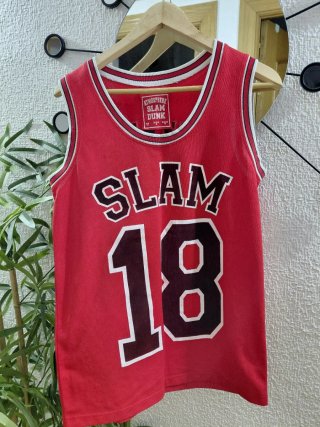 Camiseta Basket Slam Dunk Roja Talla M