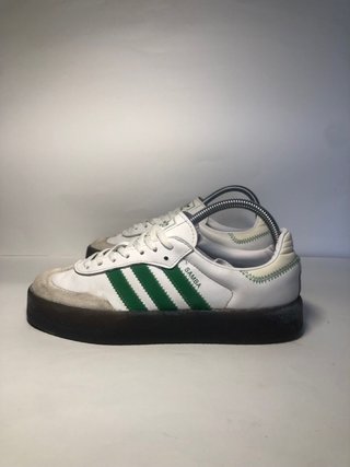 Adidas Sambae Blancas y Verdes T38