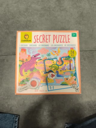 Puzzle Infantil Secret Puzzle Dinosauriospars 3 añ