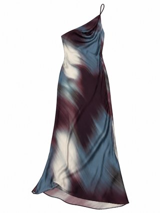 Vestido largo Zara multicolor