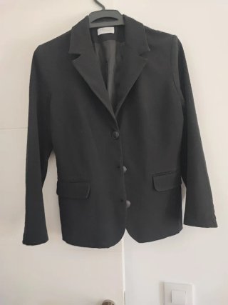 Chaqueta Americana Negra