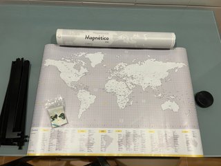 Mapa Mundi Magnético