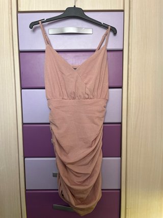 Vestido Rosa Purpurina