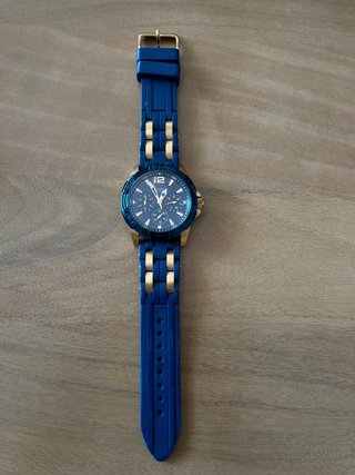 Reloj Guess Azul y Dorado