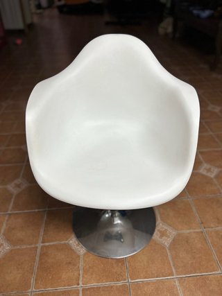 Silla Giratoria Blanca
