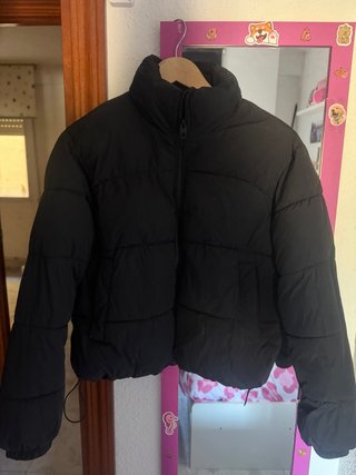 Chaqueta acolchada negra