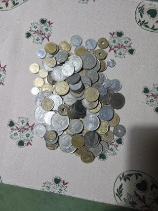 Lote de 174 Monedas Españolas (800g)