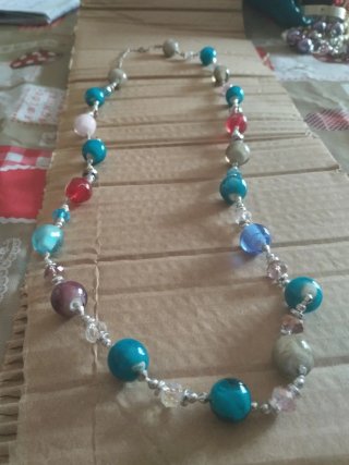 Collar de Bisutería Multicolor