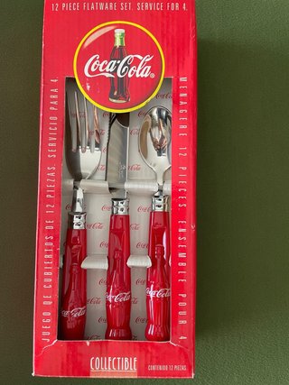 Set 12 Cubiertos Coca-Cola