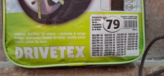 Cadenas de Nieve Textiles Drivetex nuevas