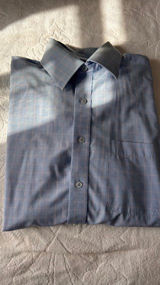 Camisa de hombre azul