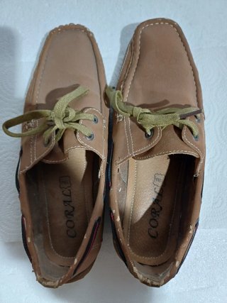Mocasines de Piel Coral