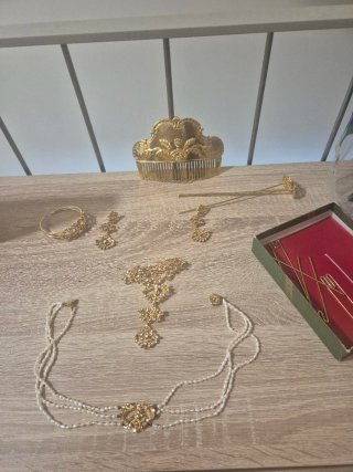 Aderezo de fallera dorado