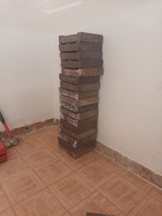 75 Ladrillos Refractarios serían a 1,50 la unidad