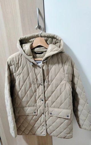 Abrigo Acolchado DKNY Beige