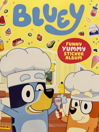 Cromos Bluey Funny Yummy Panini