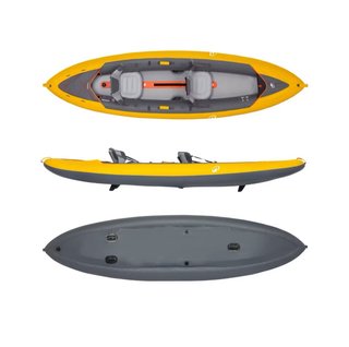 Kayak Hinchable Biplaza Amarillo