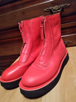 Botines Camper Tyra Rojo Coral Talla 38