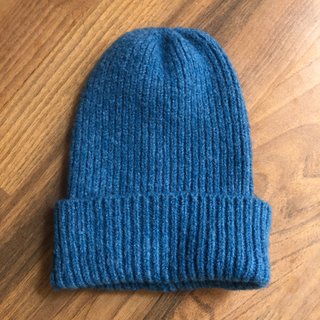 Gorro de punto azul