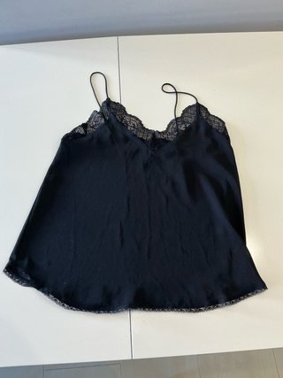 Top negro Stradivarius talla S