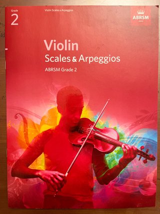 Libro Violín Scales & Arpeggios ABRSM Grade 2