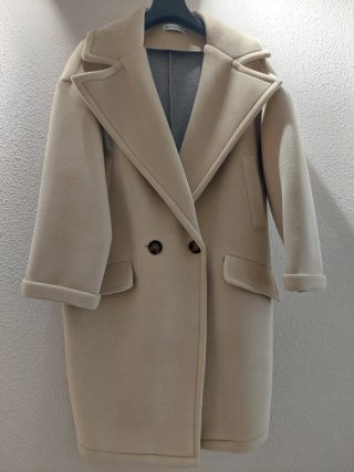 Abrigo Beige de Mujer, oversize, talla única