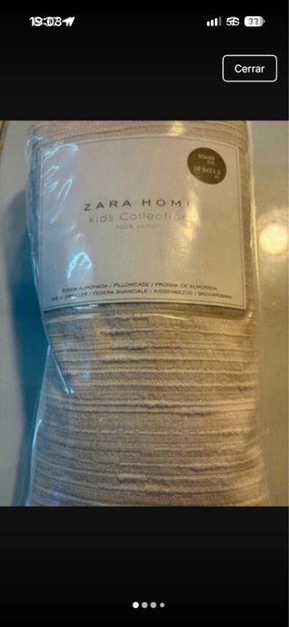 2 Fundas Almohada Zara Home 50x60