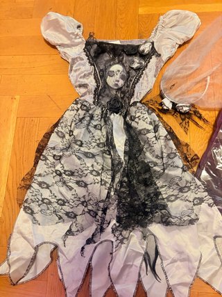 Disfraz de Novia Fantasma para Niña talla 7-9