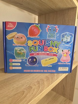 Set 8 Squishies Sensoriais - Squishy Fun Box