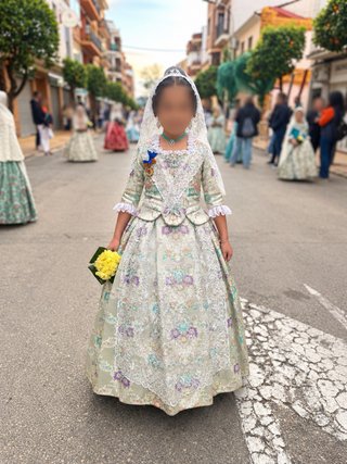 Traje de Fallera Infantil (4-8 años)