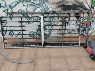 Reja de Puerta con Marco 212x96 cm