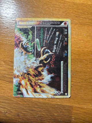 Carta Pokémon Ho-Oh Legend