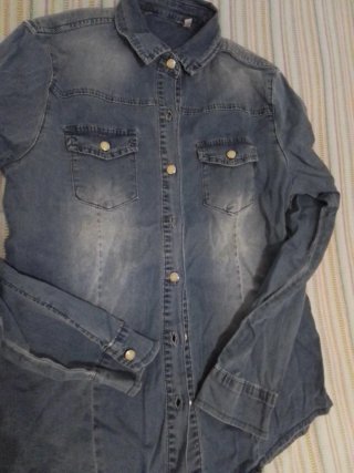 Camisa vaquera azul