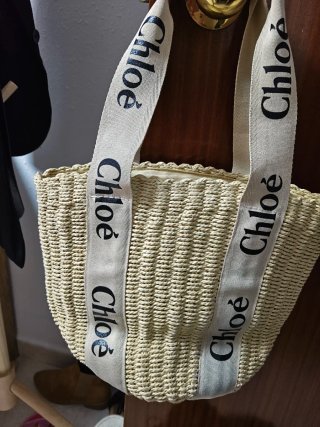 Bolso de mano tipo cesta