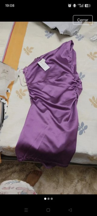 Vestido Zara Morado