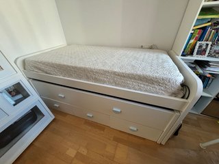 Cama nido infantil blanca