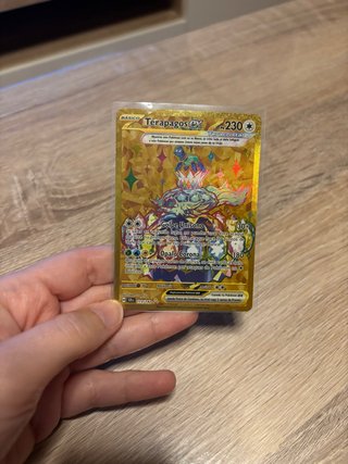 Carta Pokémon Terapagos ex Dorada