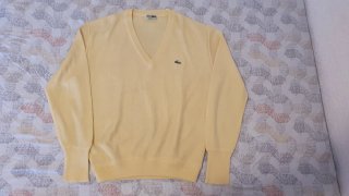 Jersey Amarillo Lacoste Vintage
