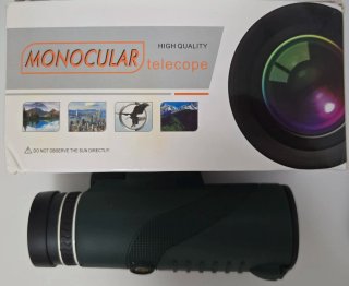Telescopio Monocular Portátil con Trípode 80x100