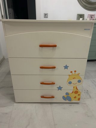 Cajonera Infantil Micuna Blanca